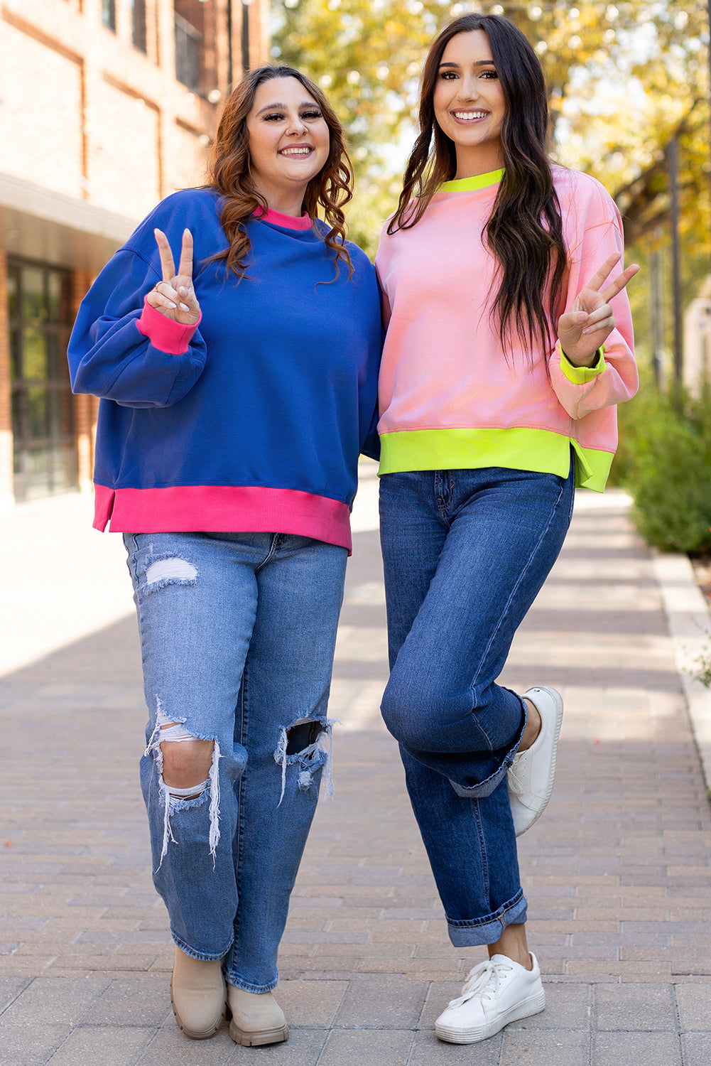 Sudadera de manga de burbujas de color rosa