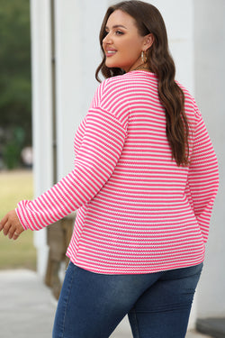 Long sleeve top and round neck *