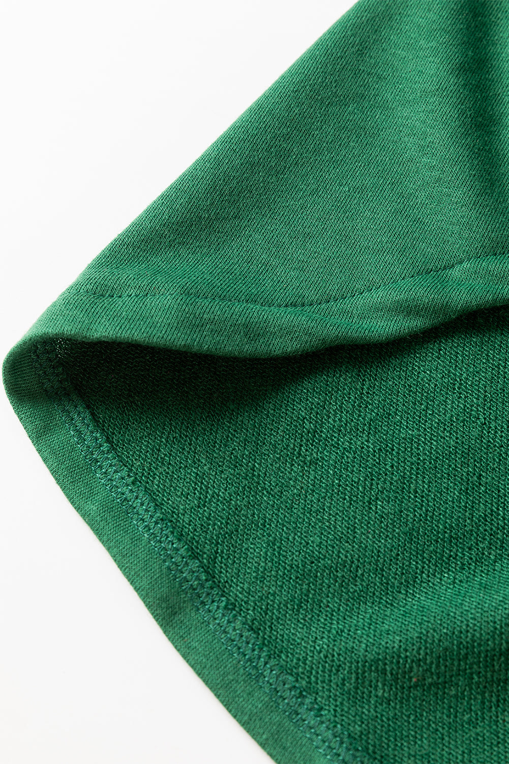 Veste à capuche boutonnée vert noirâtre à manches tricotées contrastées