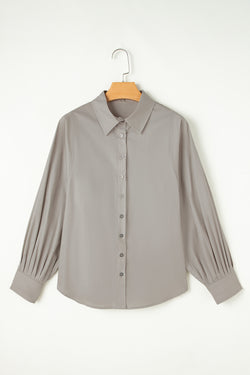 Ballon sleeve loose shirt *