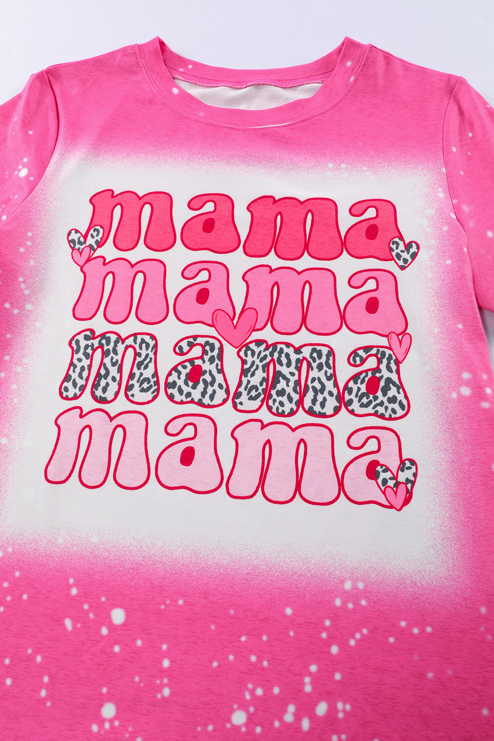 Rose Mama Letter Imprimer Graphic Tie Dye