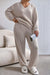 Large size sweater and pants set *