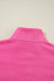 Vintage Hot Pink Mineral Wash Half Button Collar Sweatshirt