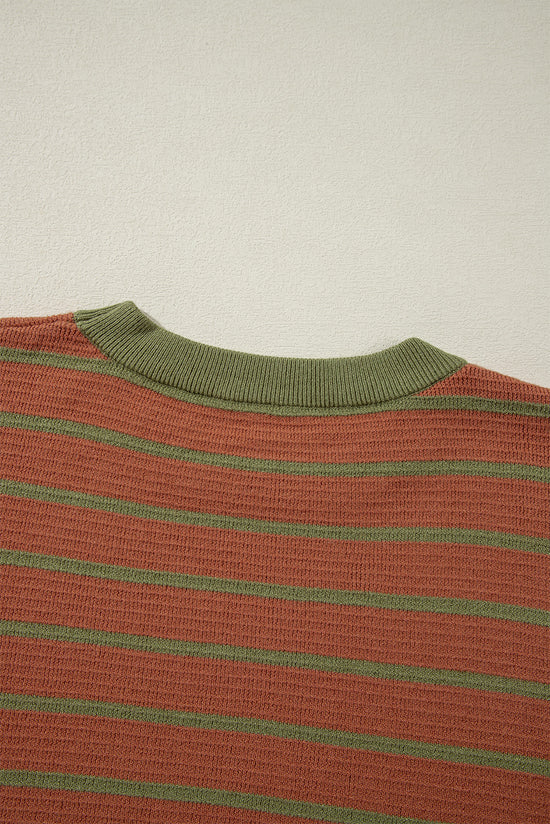 Large brown switch with striped and round neck *