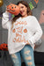 White Gobble Til You Wobble Pop Up Crochet Sweater Large Size