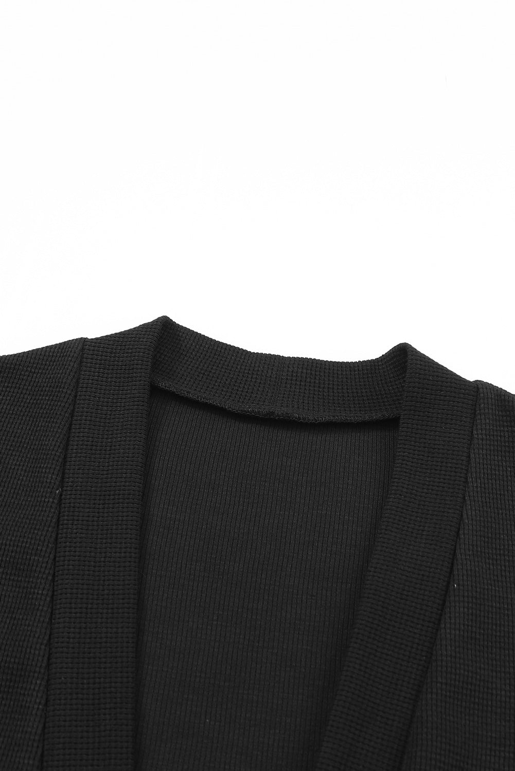 Cardigan tascabile per maglia termica nera