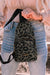 Leopard printed shoulder bag