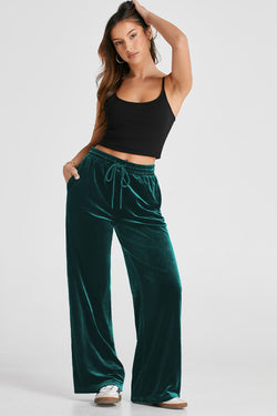 Evergreen - Grandes pantalones unidos con tamaño con cordón apretado