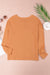 Haut Henley en naranja tejido en relieve